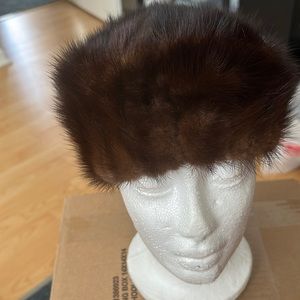 Vintage Fur cap from John Wanamaker
Vintage a must have for these cold days
